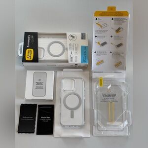 Otterbox Symmetry MagSafe Case Clear for iPhone 16 Pro Max + Screen Protector
